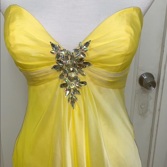 Flirt by Maggie Sottero Canary evening gown - Picture 2 of 5
